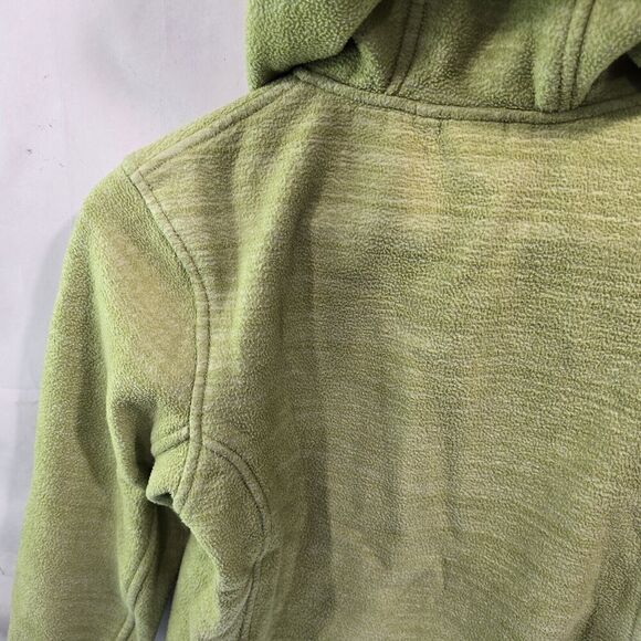 Marmot Jacket Womens Small Green Hooded Sherpa Teddy Fleece Full Zip Coat - Picture 8 of 10